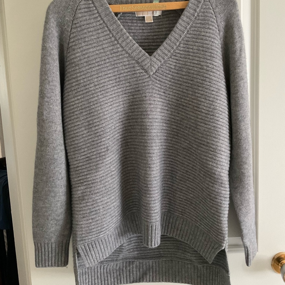 Michael Kors V-Neck Wool & Cashmere Pullover Sweater